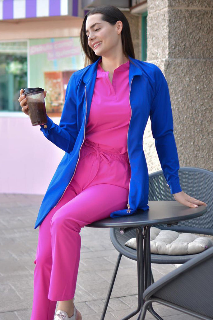 GOLDSCRUB Bata - Azul Rey | Dama