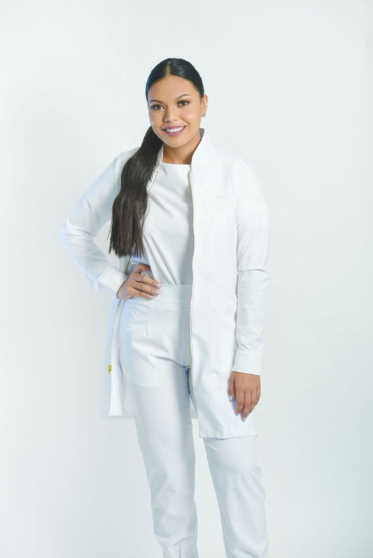 GOLDSCRUB Bata - Blanca | Dama